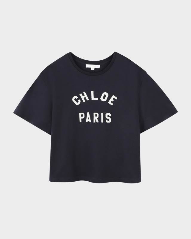 Girl's Logo-Print Cotton T-Shirt, Size 4-